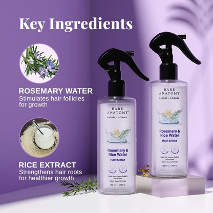 Bare Anatomy Rosemary & Rice Water Hair Spray
