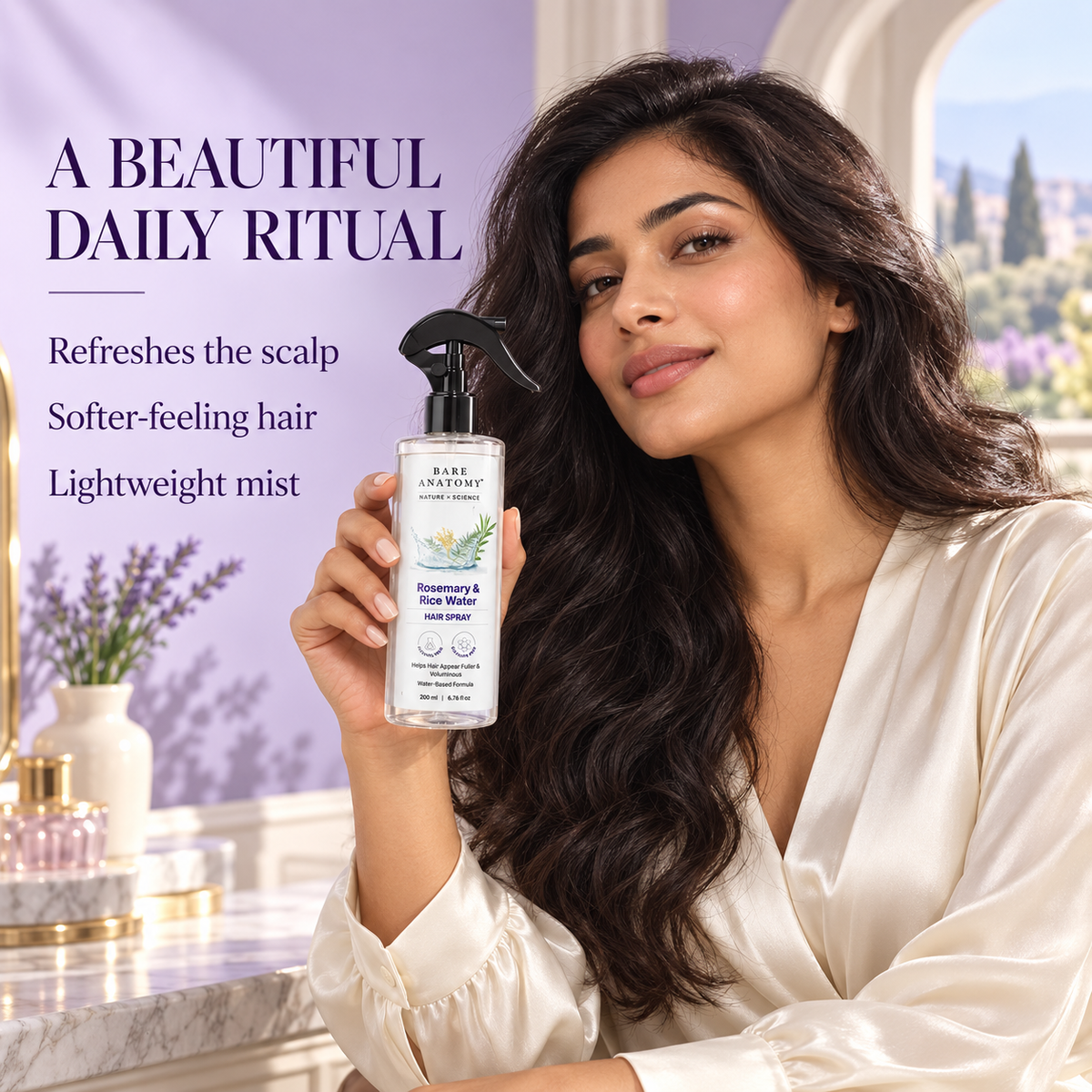 Bare Anatomy Rosemary & Rice Water Hair Spray