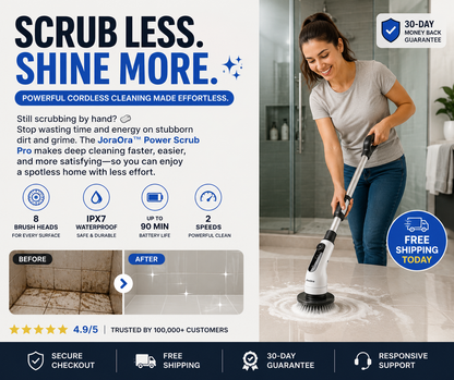 Joraora™ Power Scrub Pro