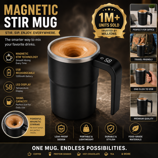 Magnetic Stir Mug